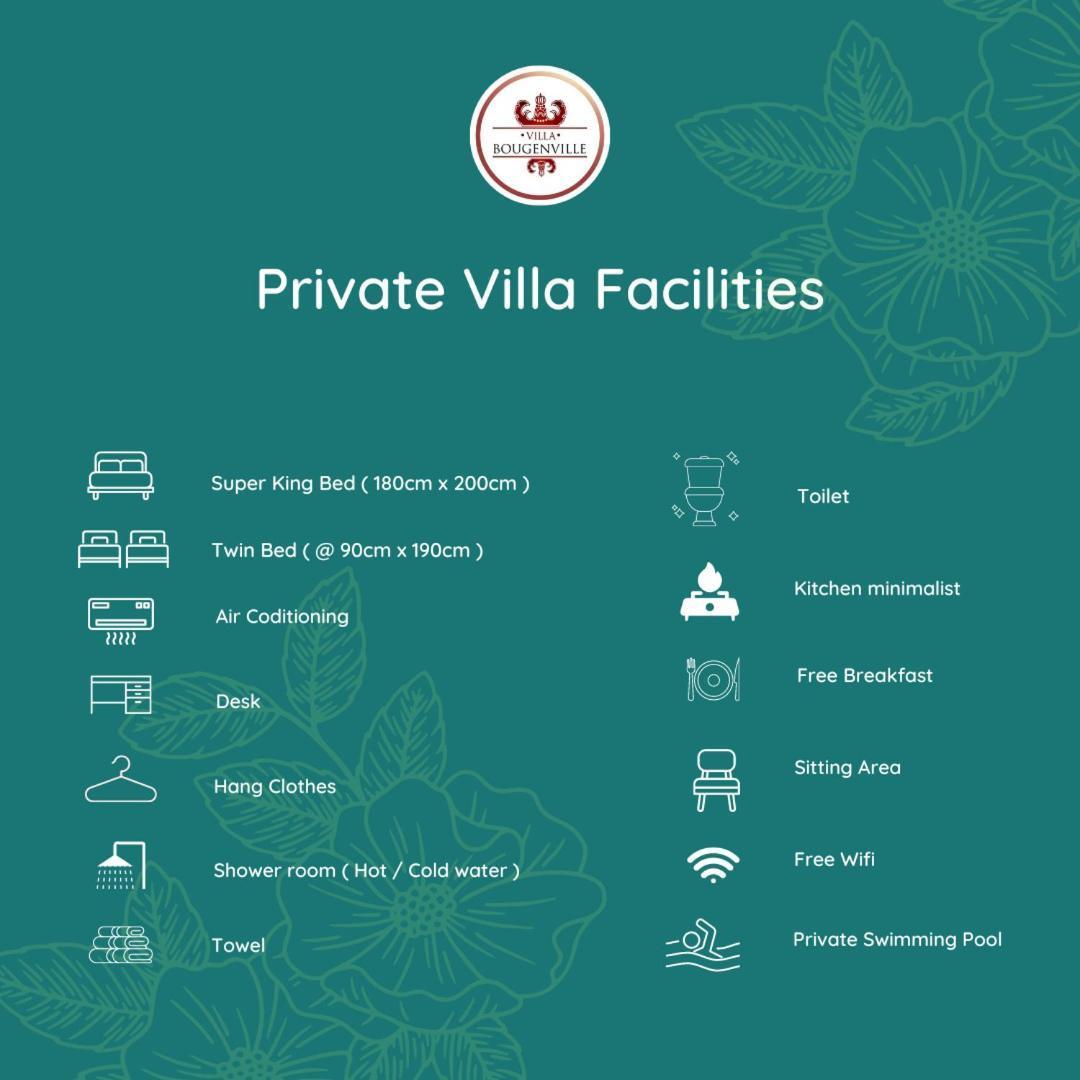 Villa Bougenville Yogyakarta Kültér fotó